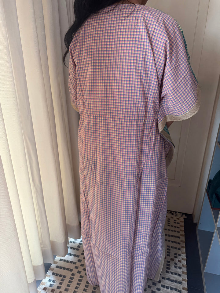 100% Cotton Kaftan: Indian Print Loungewear