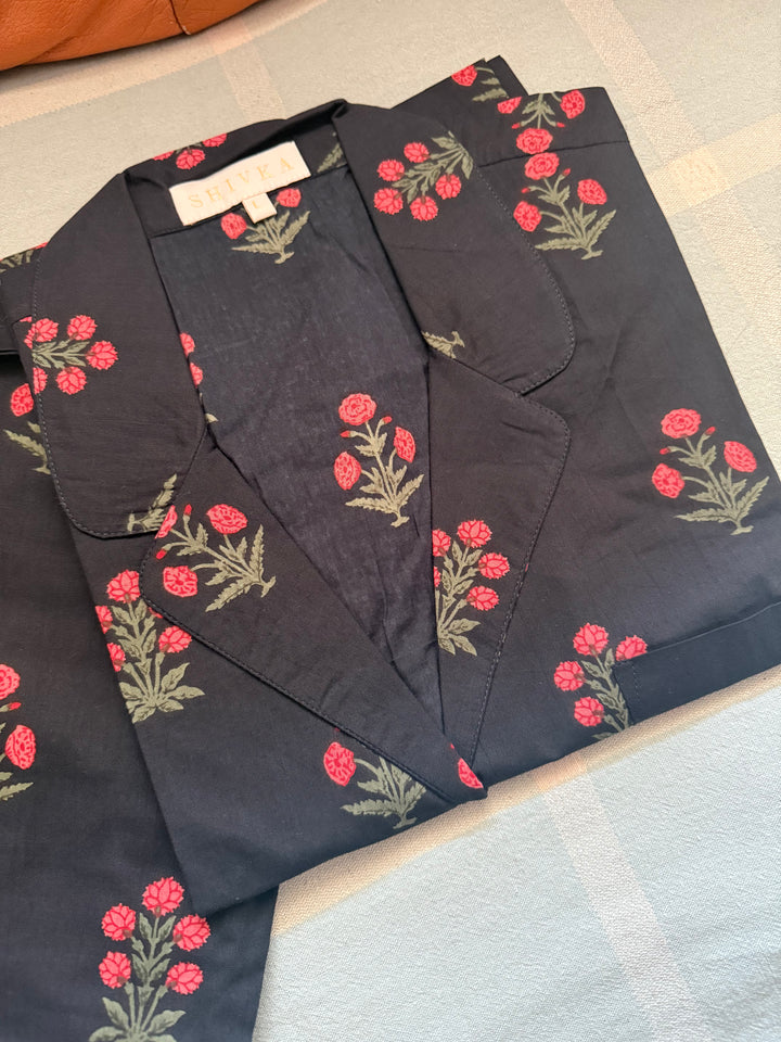 Pink Flowers Nightsuit