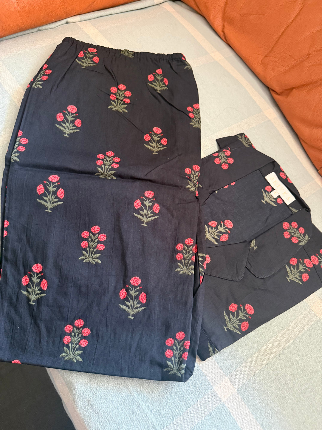 Pink Flowers Nightsuit