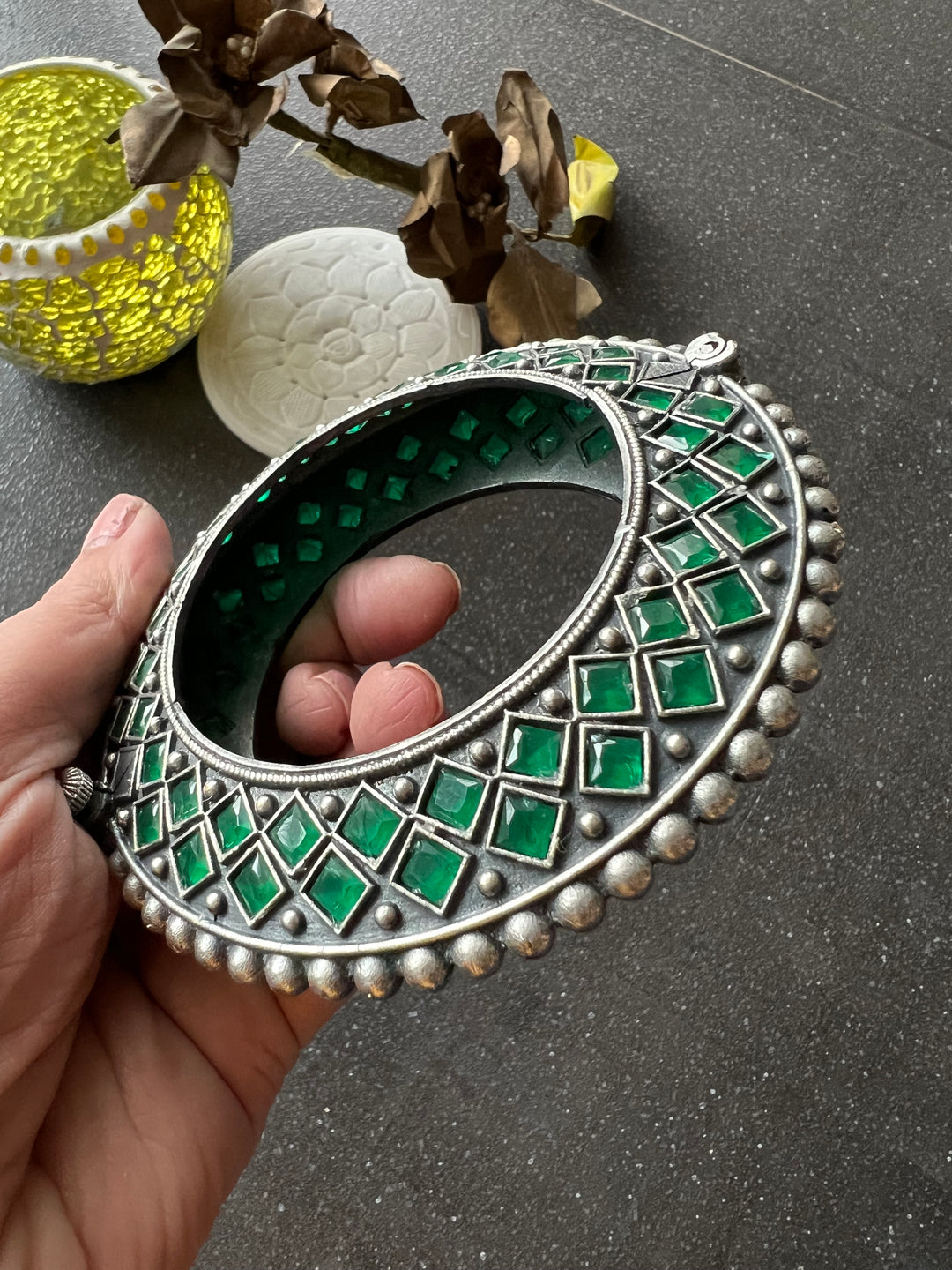 Antique Pacheli Kada - Jaipur's Finest, Premium Brass