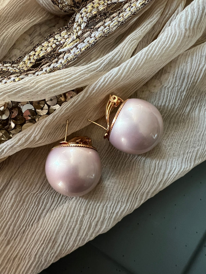 Unique Oversized Pearl Earrings