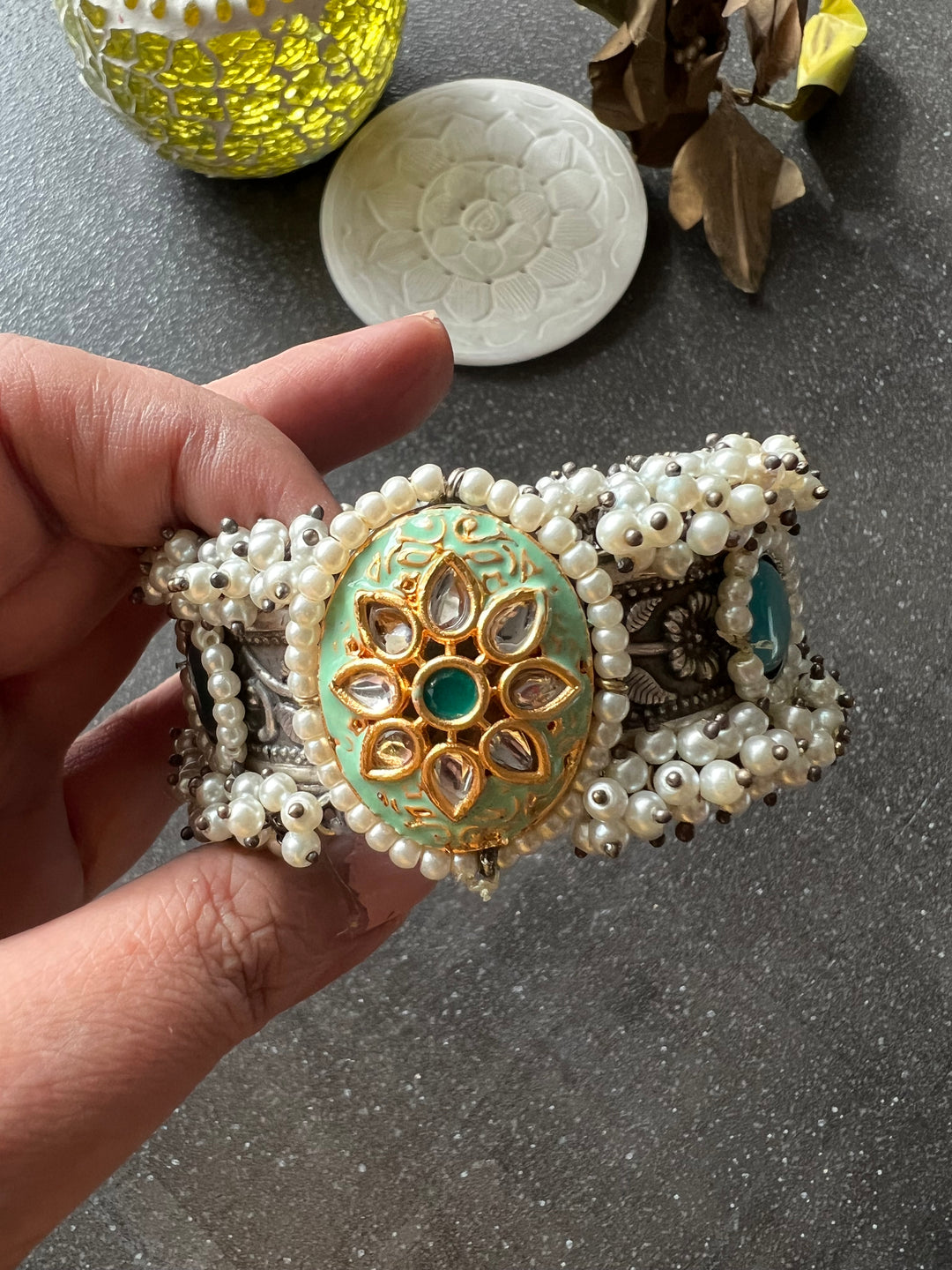 Designer Fusion Brass Cuff - Uniquely Elegant