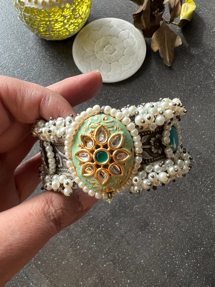 Designer Fusion Brass Cuff - Uniquely Elegant