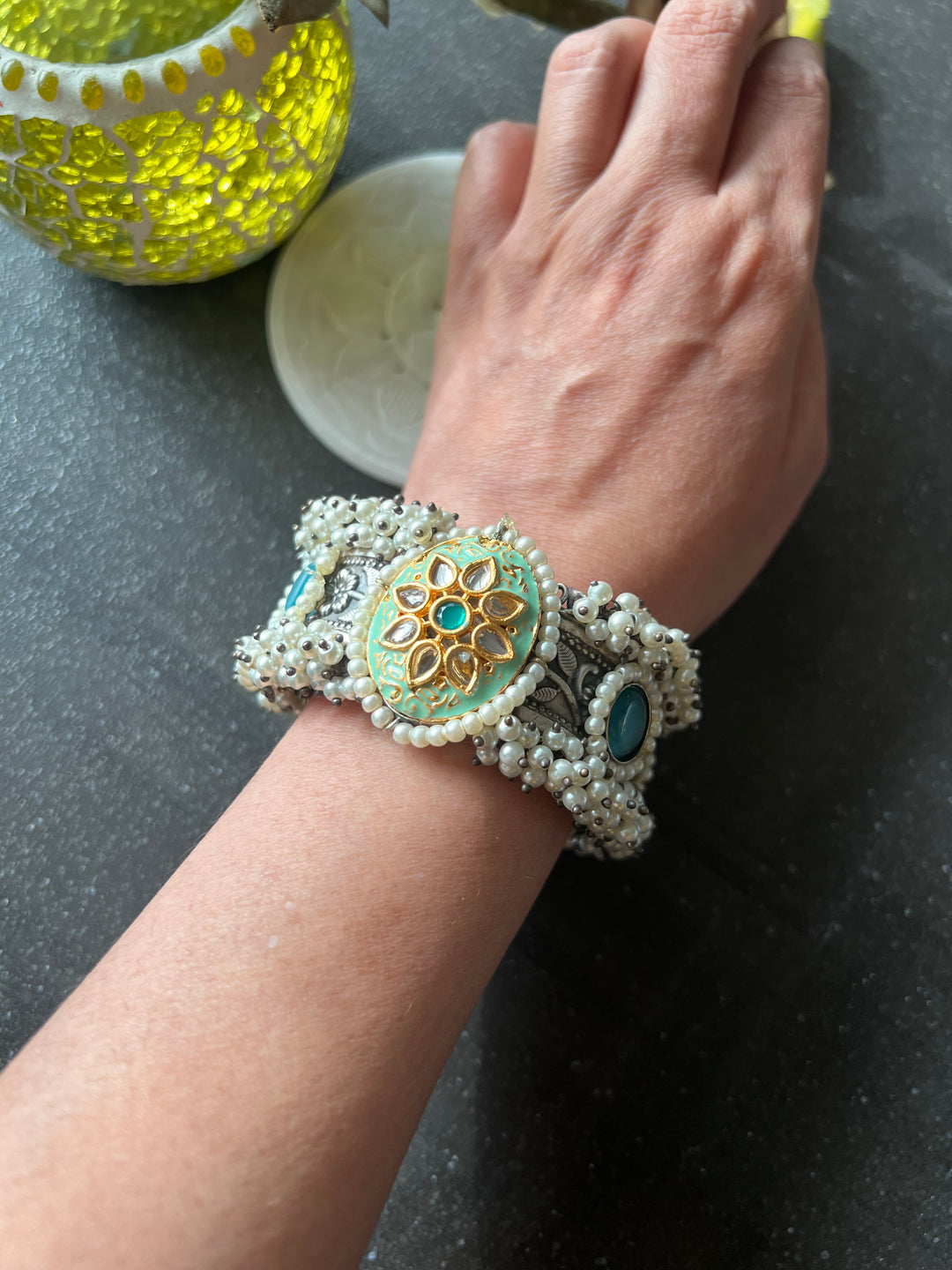 Designer Fusion Brass Cuff - Uniquely Elegant