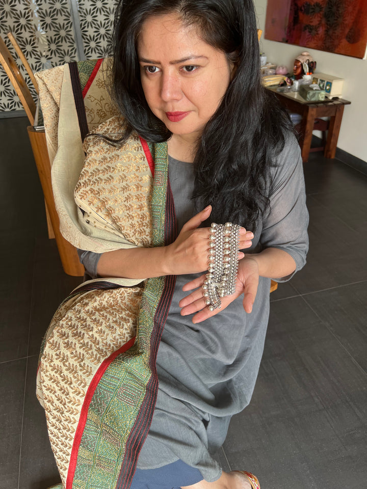 Pure 925 Pair of Silver Anklets