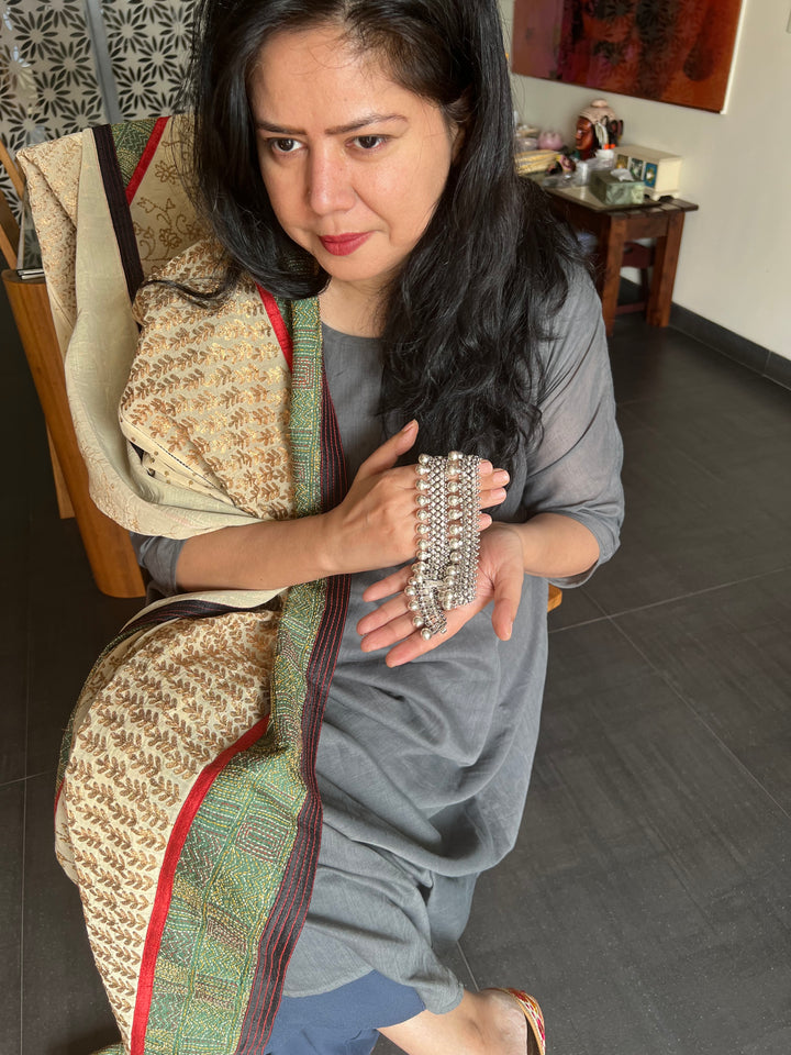 Pure 925 Pair of Silver Anklets