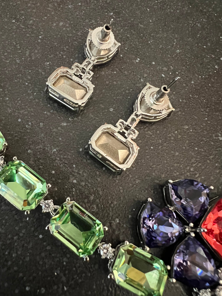 Exquisite Austrian Crystal Necklace Set: Designer Piece