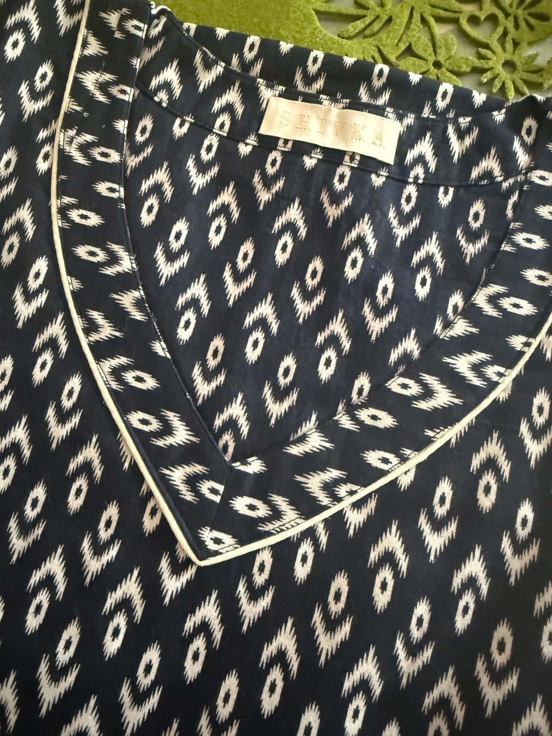 100% Cotton Kaftan: Indian Print Loungewear