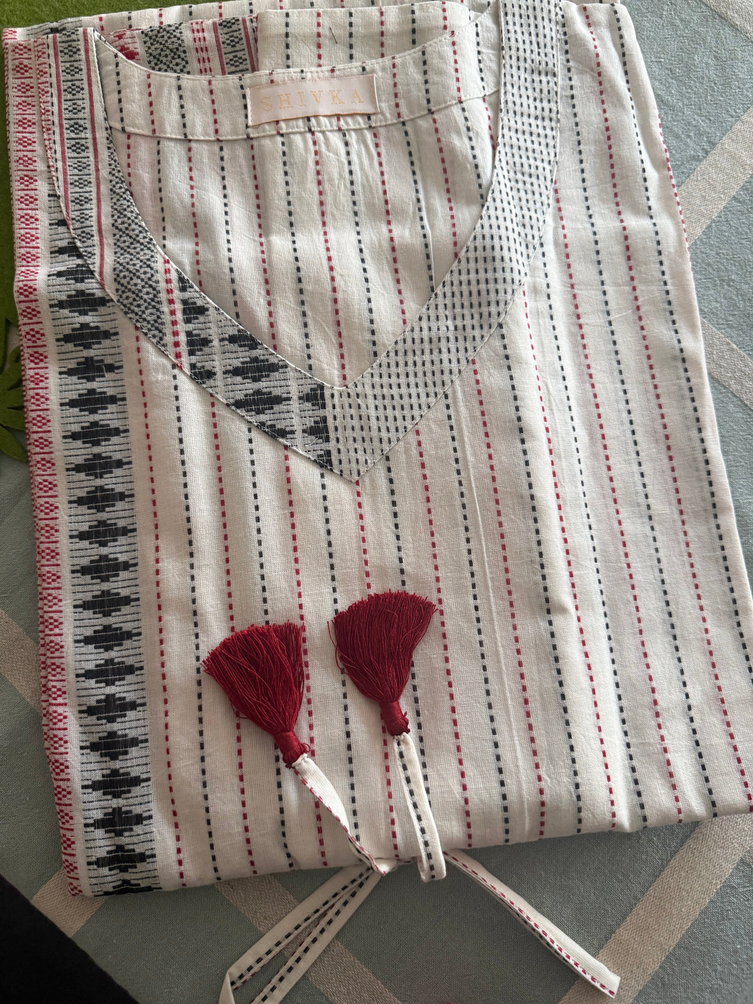 100% Cotton Kaftan: Indian Print Loungewear