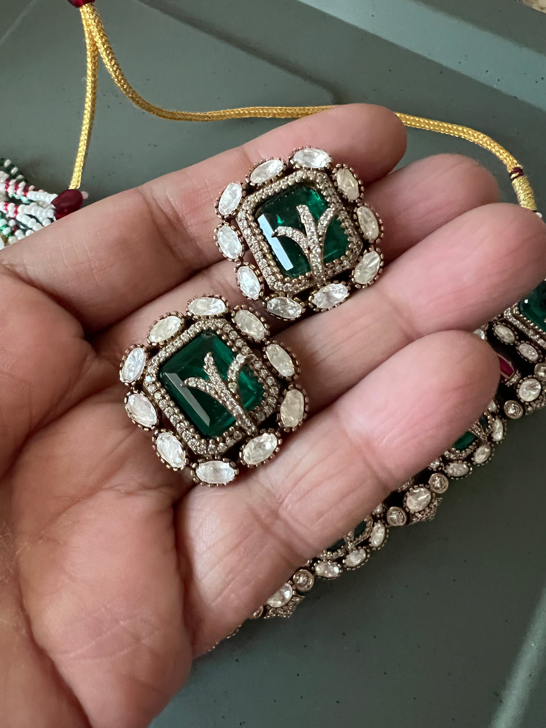 Elegant Designer Choker Necklace Set | Perfect for Destination Weddings | SHIVKA