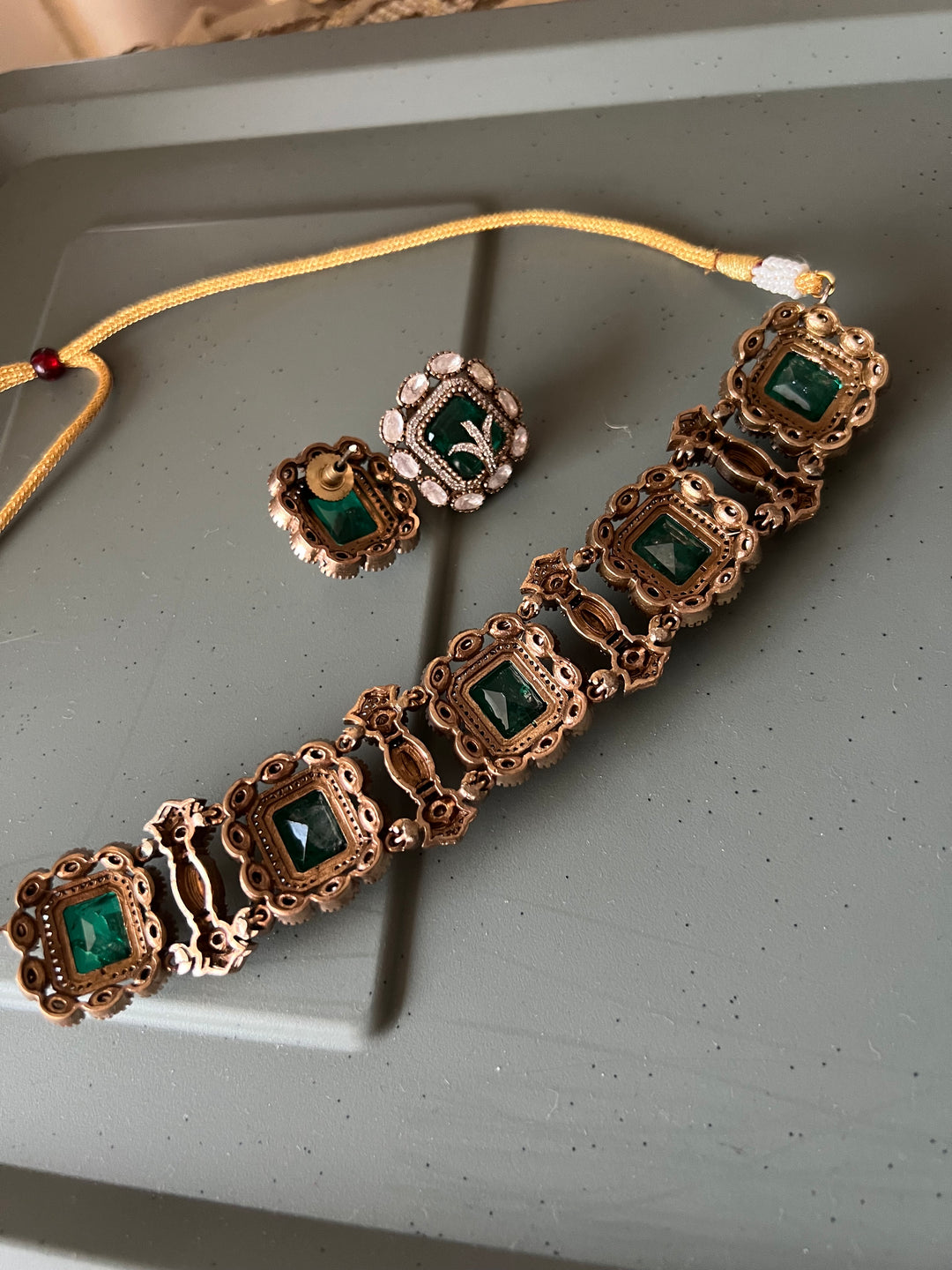 Elegant Designer Choker Necklace Set | Perfect for Destination Weddings | SHIVKA