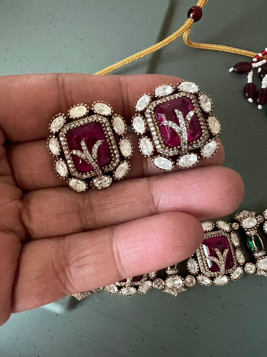 Elegant Designer Choker Necklace Set | Perfect for Destination Weddings | SHIVKA