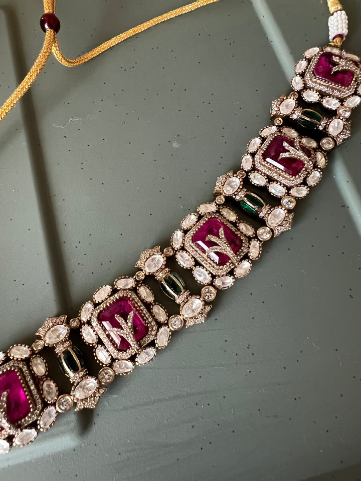 Elegant Designer Choker Necklace Set | Perfect for Destination Weddings | SHIVKA