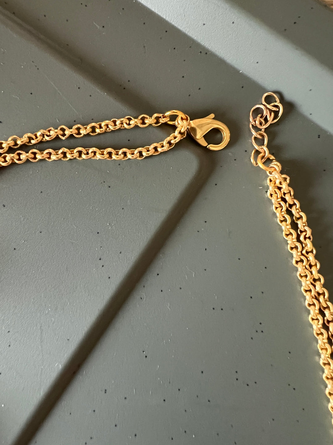 Statement Natural Gemstones Necklace / One-of-a-kind Jewlery/ Indian Necklace