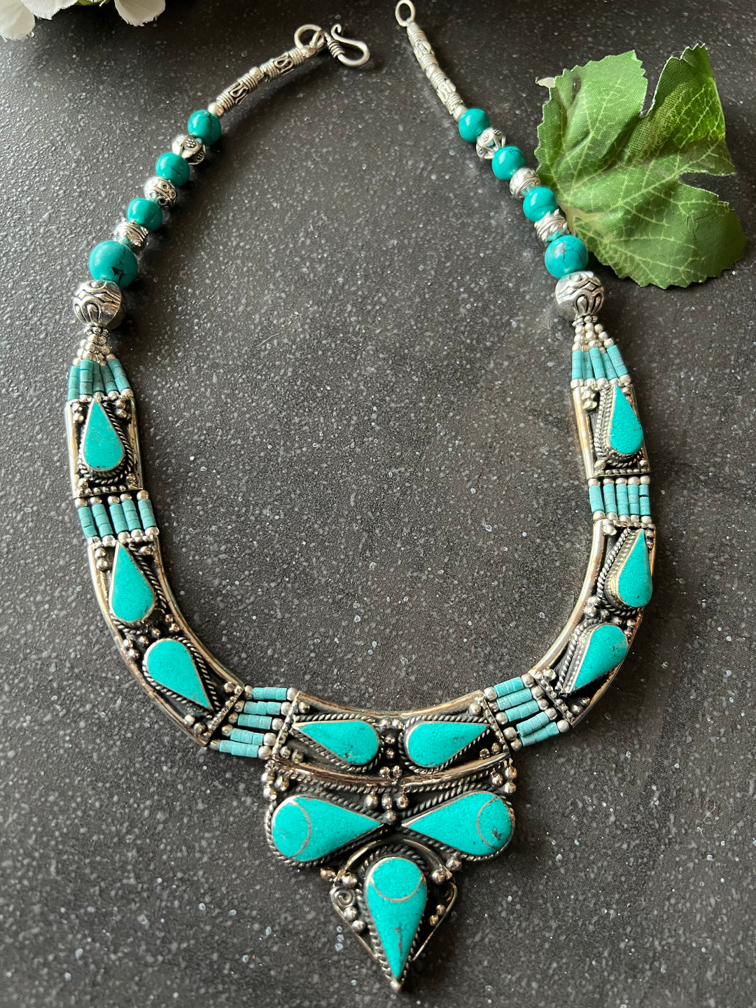 Himalayan Statement Necklace - Artistic Elegance from Nepal