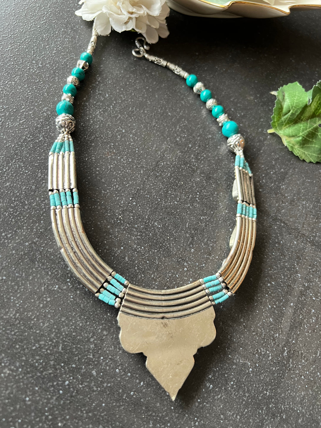 Himalayan Statement Necklace - Artistic Elegance from Nepal