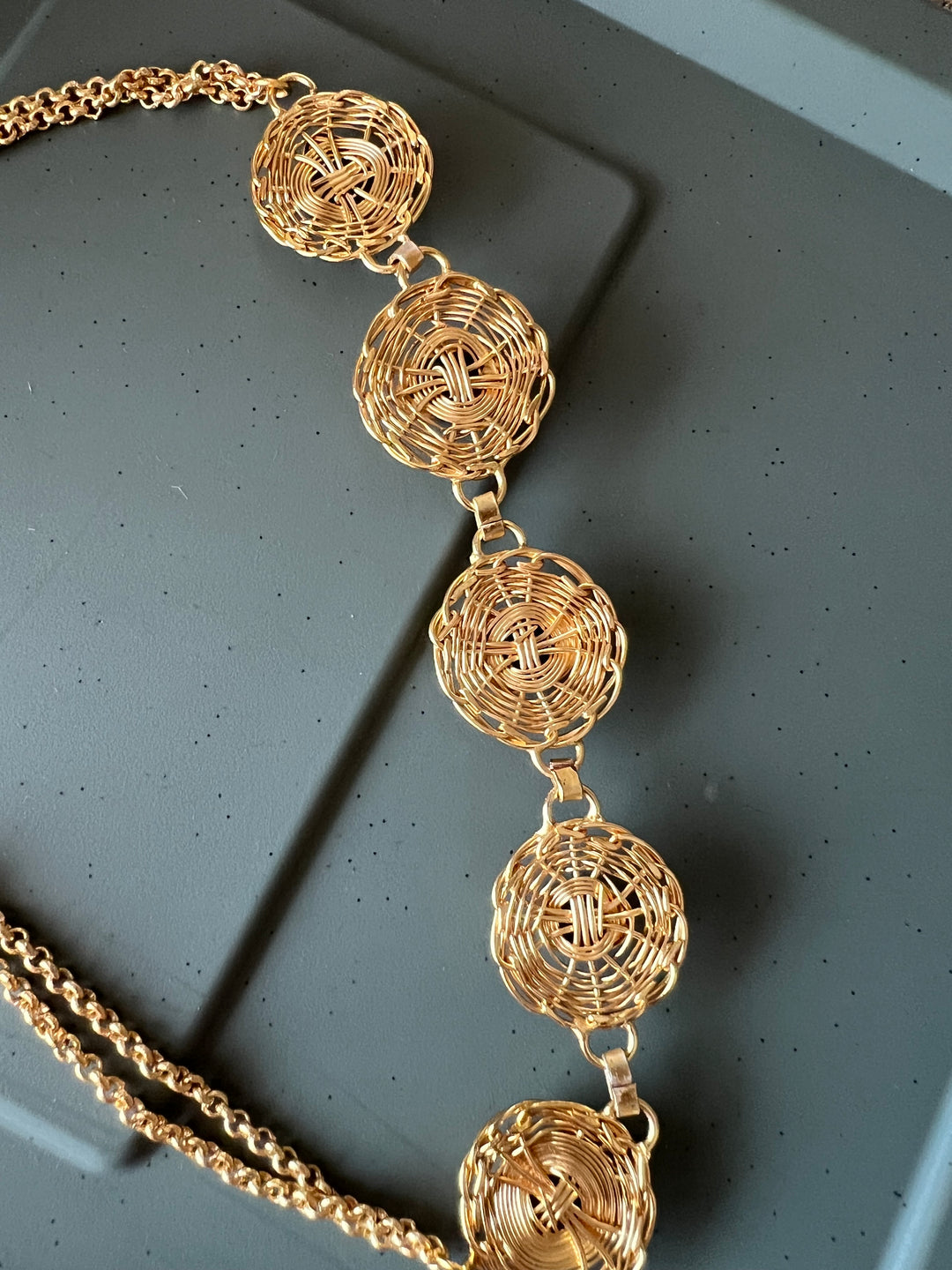 Statement Natural Gemstones Necklace / One-of-a-kind Jewlery/ Indian Necklace