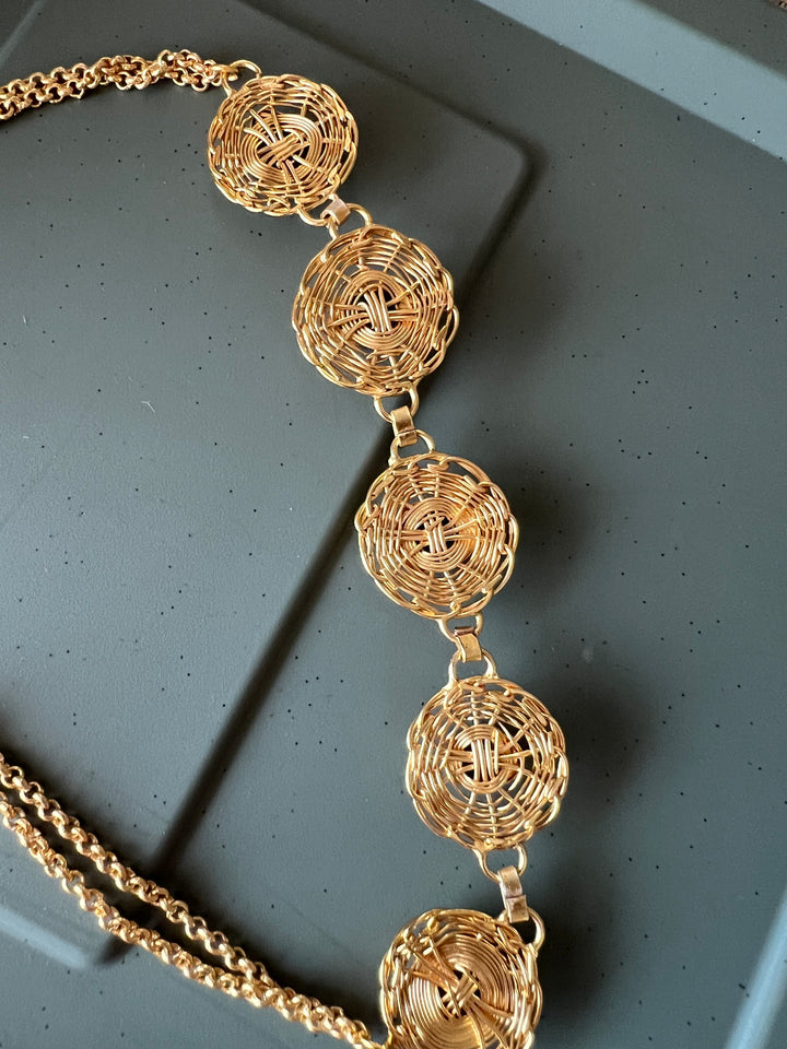 Statement Natural Gemstones Necklace / One-of-a-kind Jewlery/ Indian Necklace