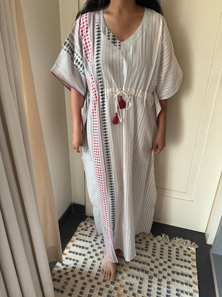 100% Cotton Kaftan: Indian Print Loungewear