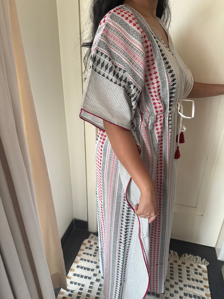 100% Cotton Kaftan: Indian Print Loungewear