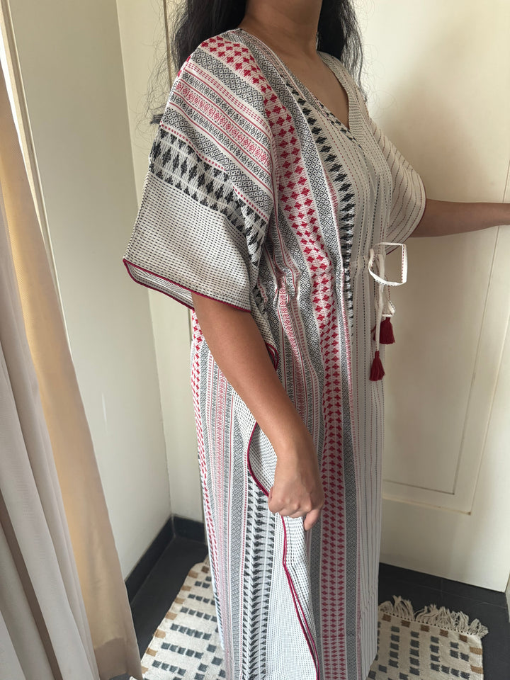 100% Cotton Kaftan: Indian Print Loungewear