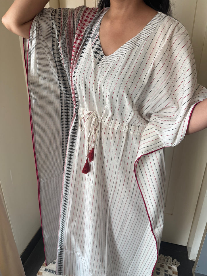 100% Cotton Kaftan: Indian Print Loungewear