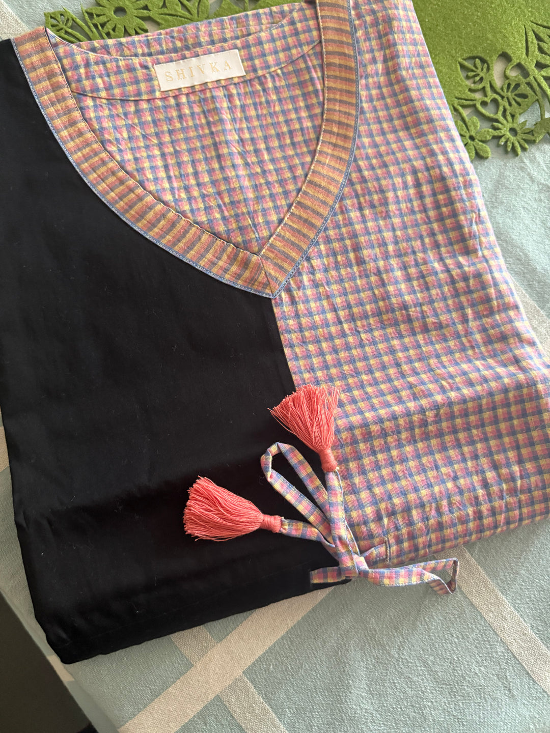 100% Cotton Kaftan: Indian Print Loungewear