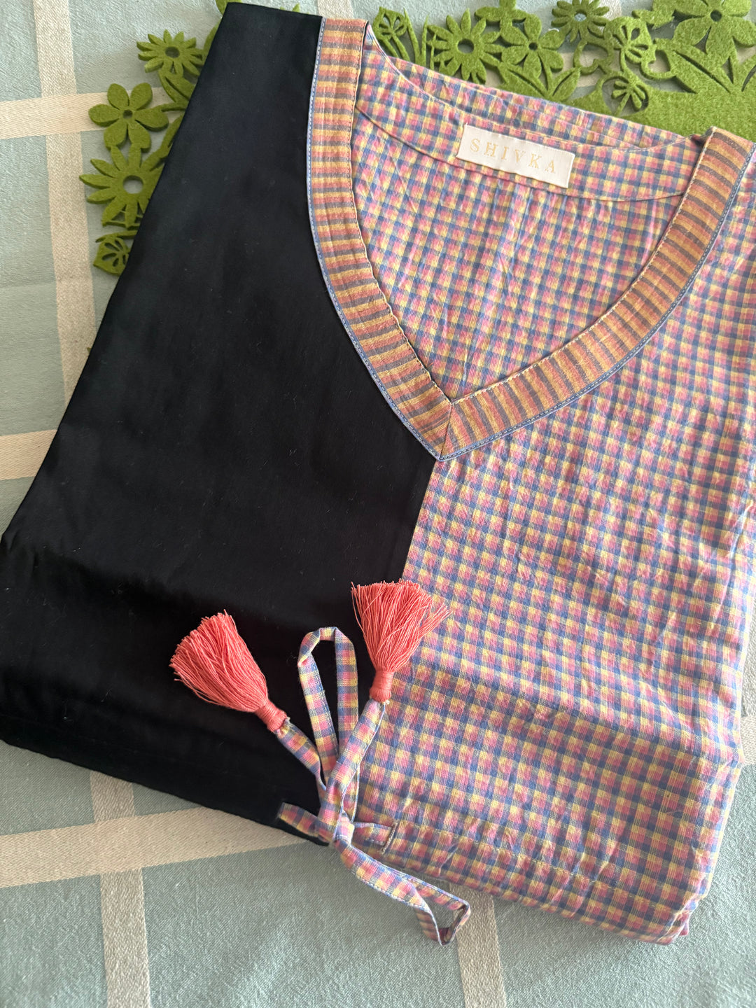 100% Cotton Kaftan: Indian Print Loungewear