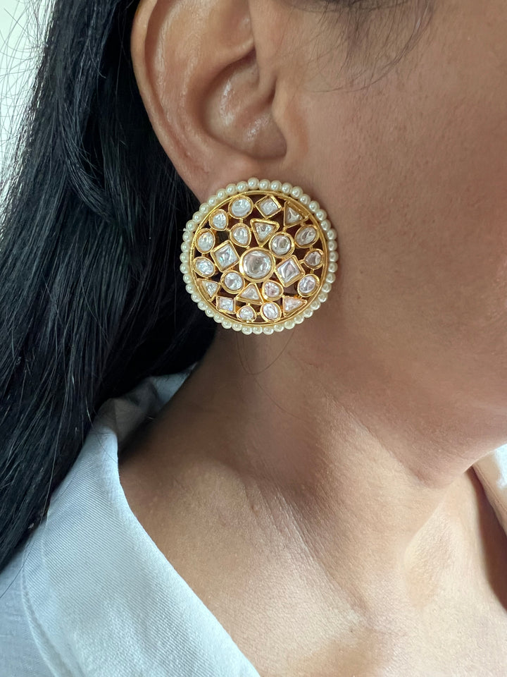 Designer Kundan Earrings - Premium Quality, Exquisite Craftsmanship