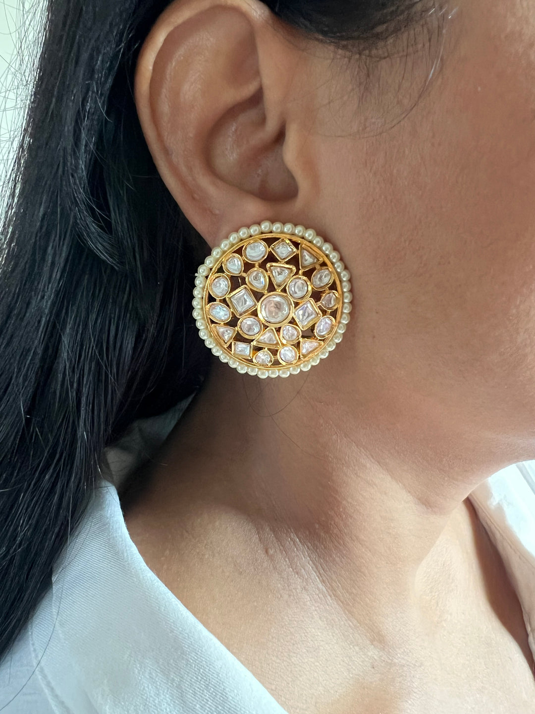 Designer Kundan Earrings - Premium Quality, Exquisite Craftsmanship