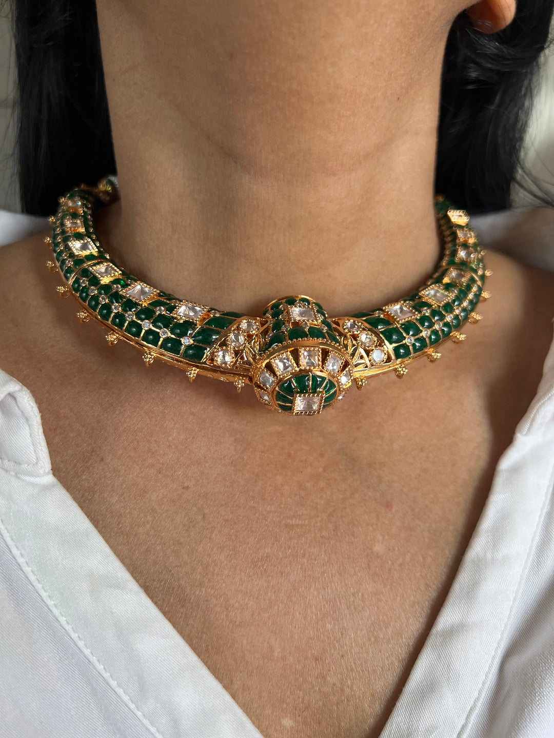 Designer Hasli Necklace Set - Premium Quality, Handcrafted Elegance