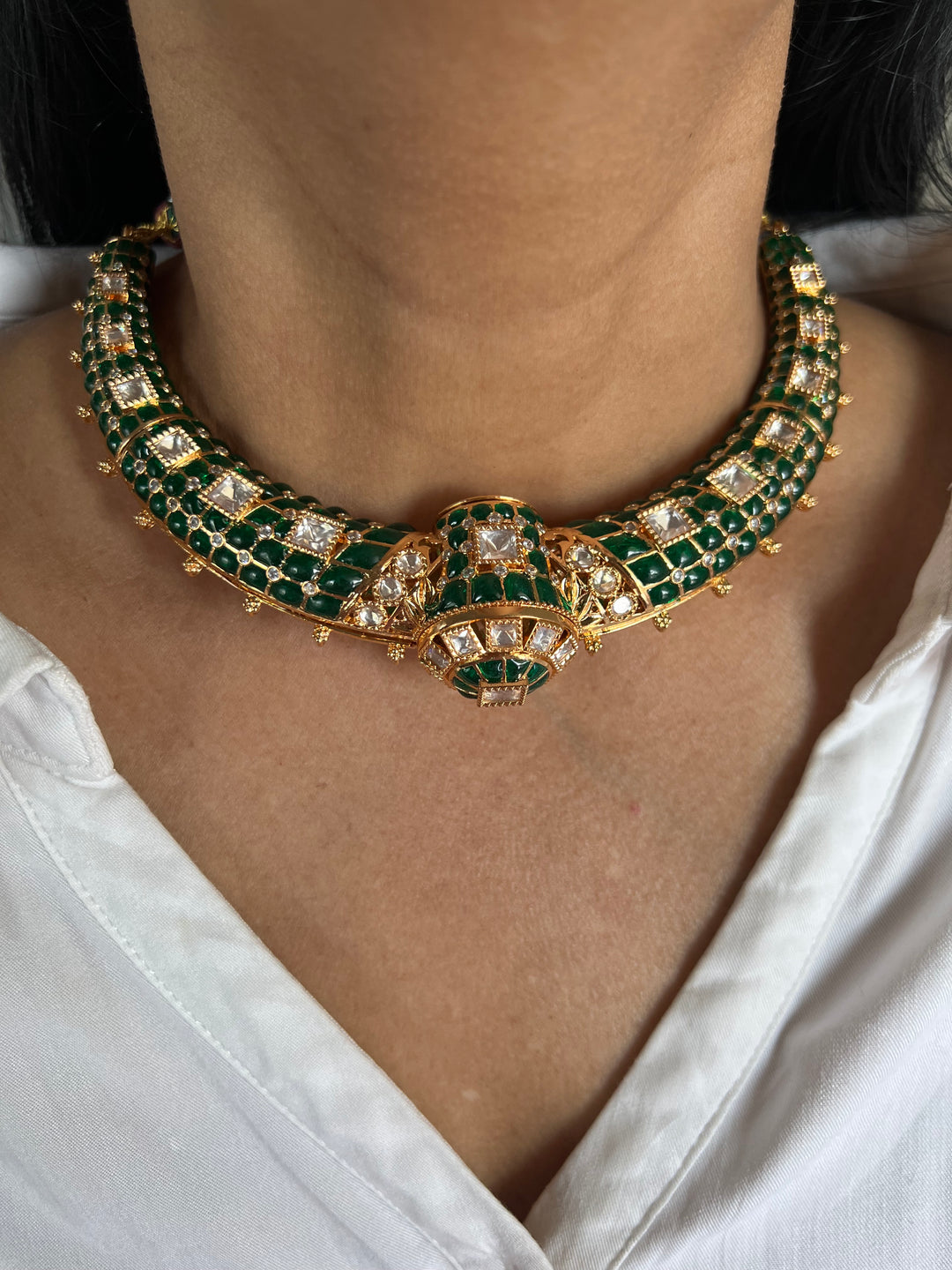 Designer Hasli Necklace Set - Premium Quality, Handcrafted Elegance