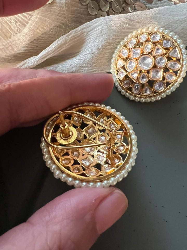 Designer Kundan Earrings - Premium Quality, Exquisite Craftsmanship