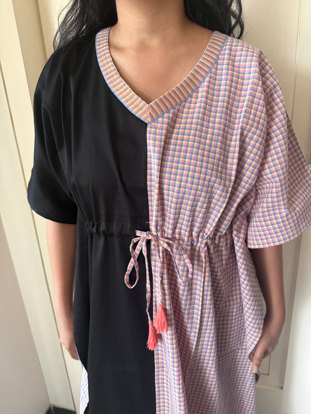 100% Cotton Kaftan: Indian Print Loungewear