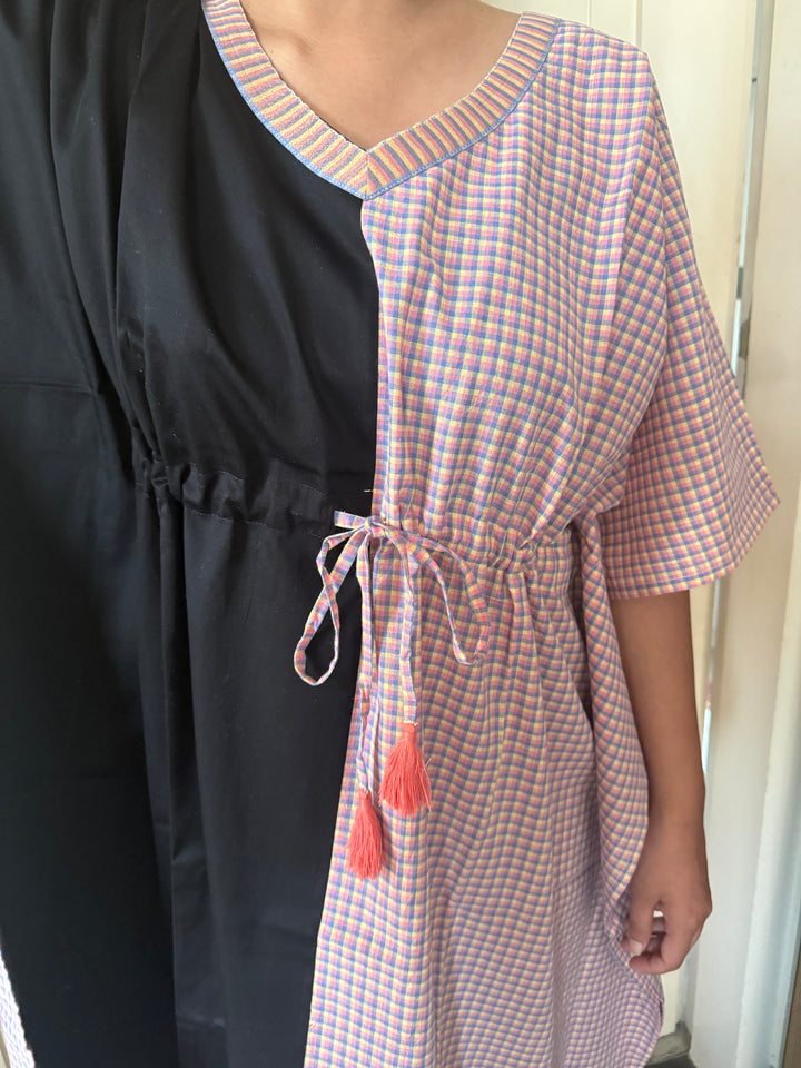 100% Cotton Kaftan: Indian Print Loungewear