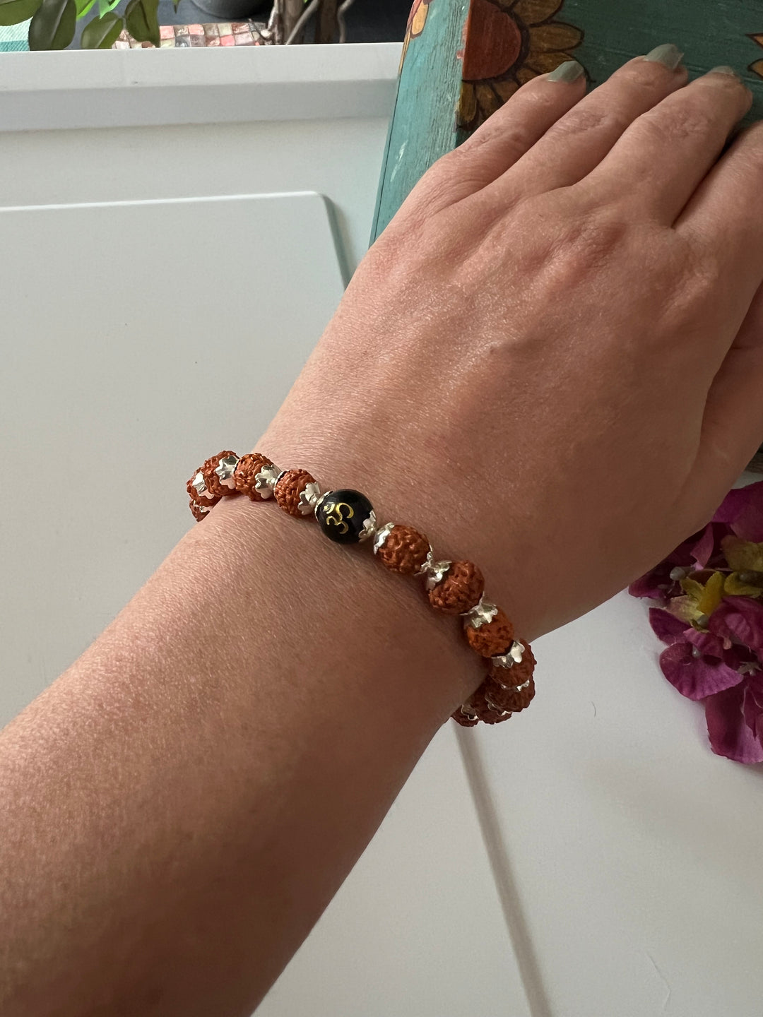 Exquisite Rudraksh Silver Bracelet - Unparalleled Quality and Style