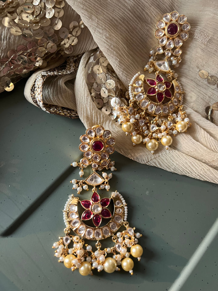 Designer Kundan Chandbalis - Premium Quality, Exquisite Craftsmanship