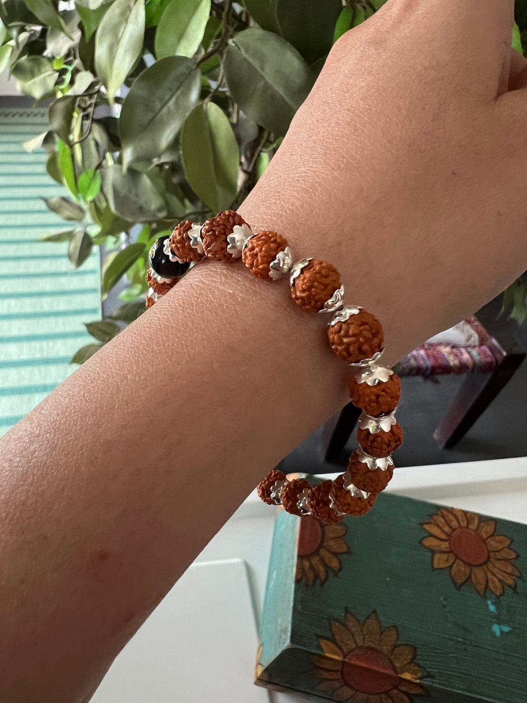 Exquisite Rudraksh Silver Bracelet - Unparalleled Quality and Style