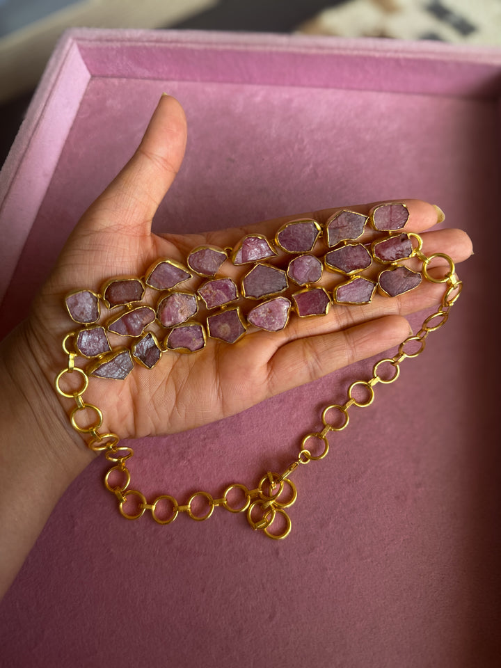 Statement Choker – Gold Brass, Adjustable Necklace