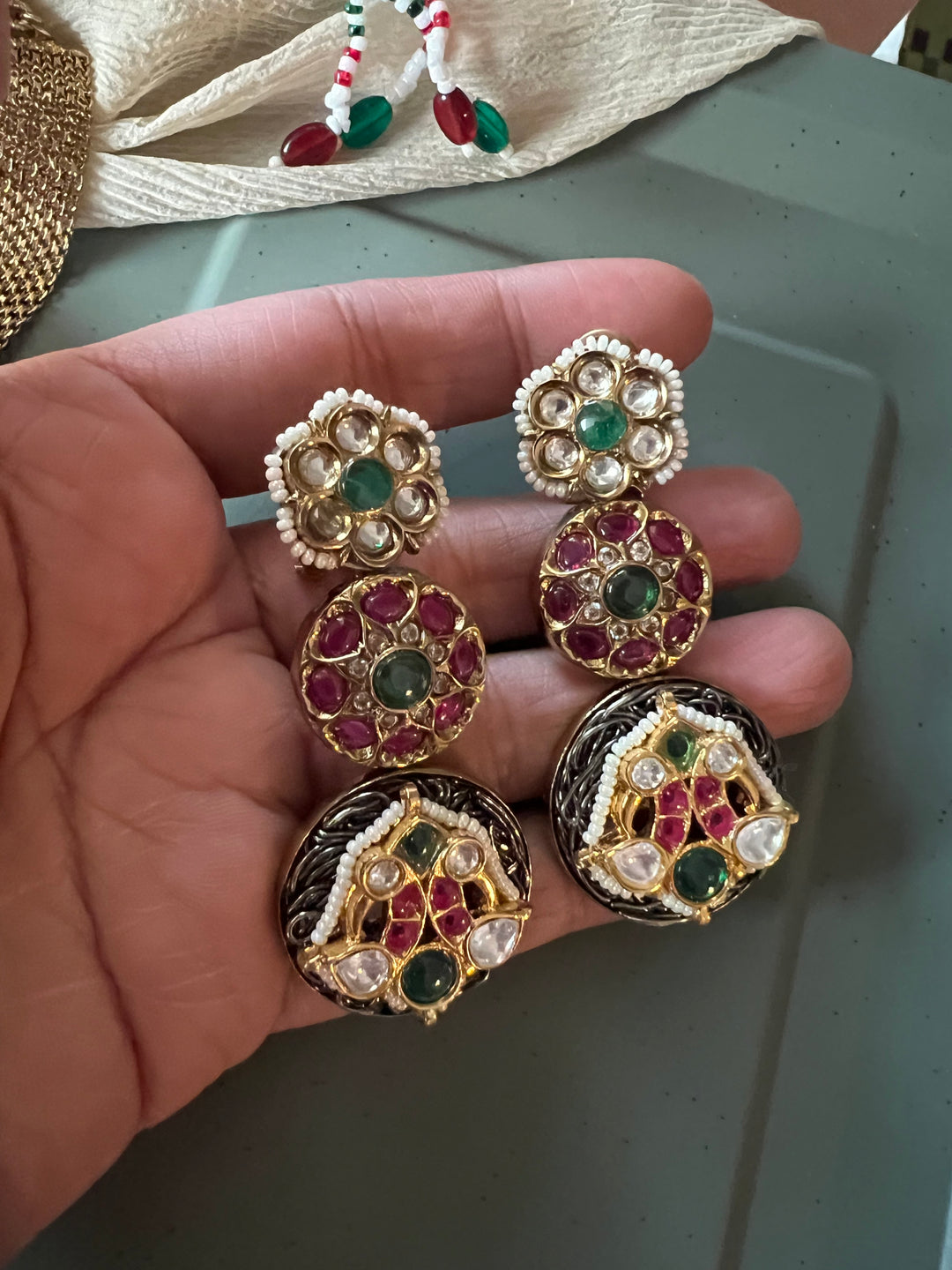 Elegant Designer Choker Necklace Set with Kundan Embellishments – Perfect for Destination Weddings