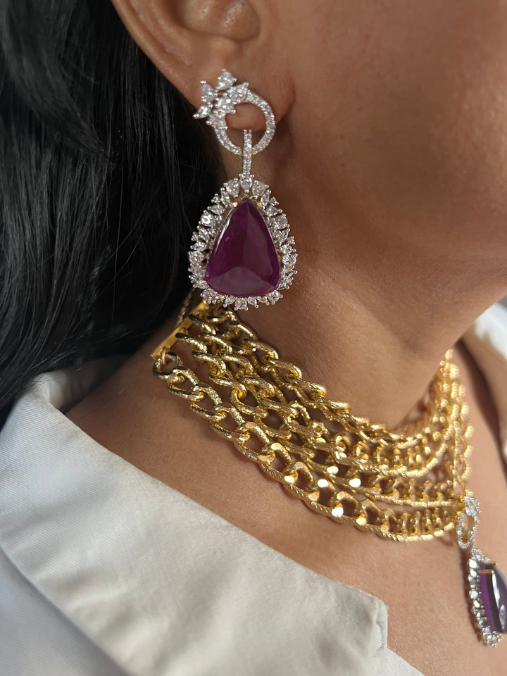 Exquisite Pendant Necklace Set - A Masterpiece of Elegance