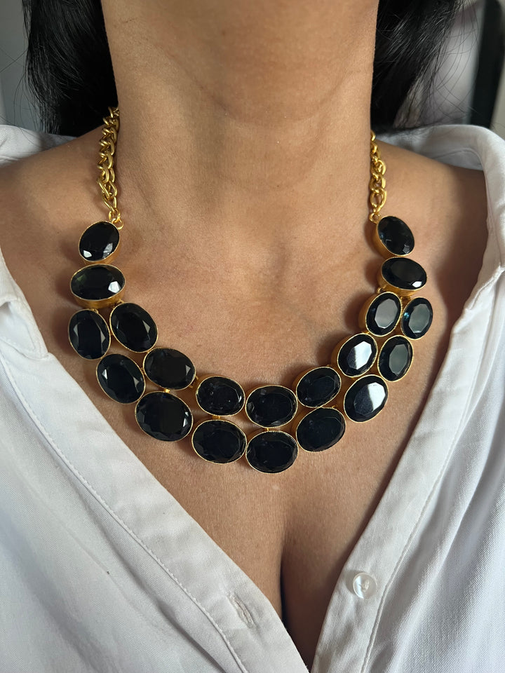 Statement Crystal Necklace Set