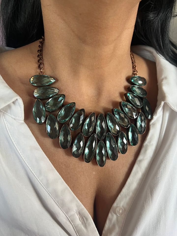 Statement Crystal Necklace Set