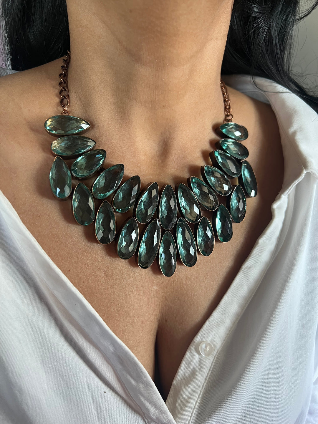 Statement Crystal Necklace Set