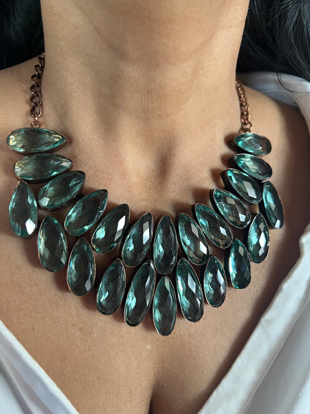 Statement Crystal Necklace Set