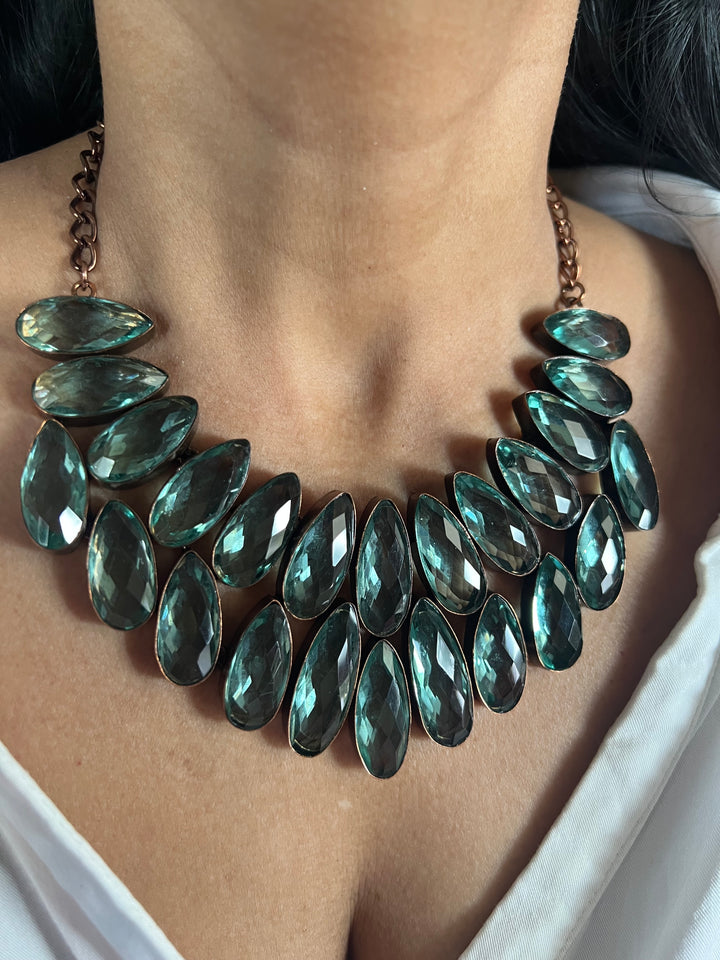 Statement Crystal Necklace Set