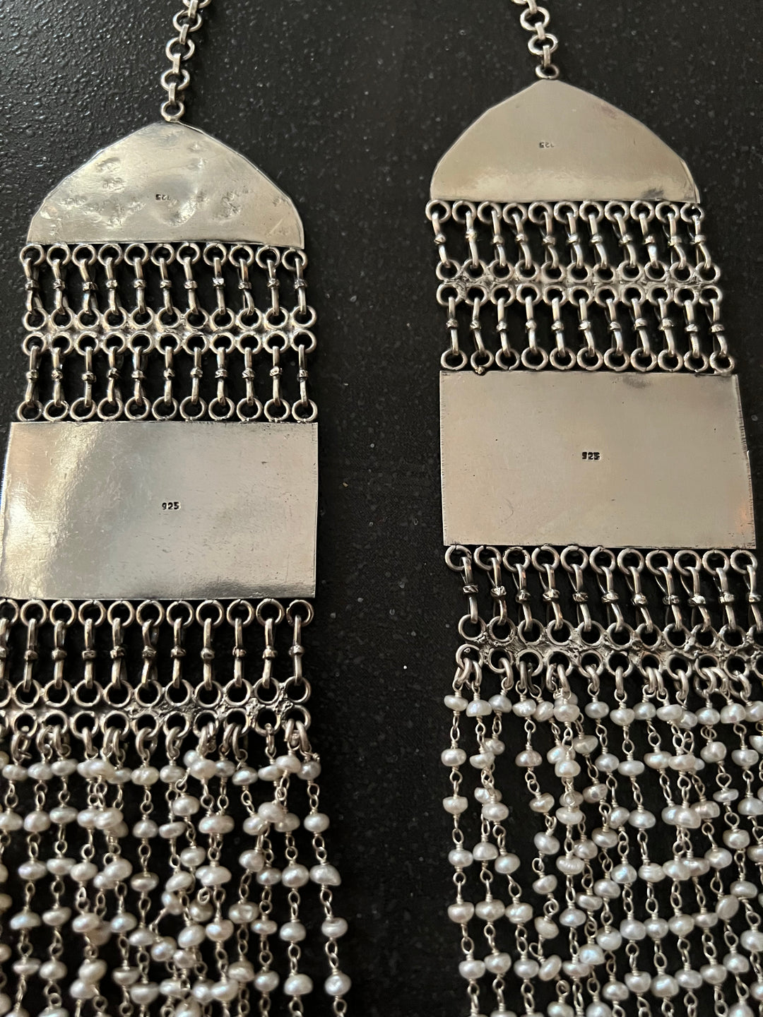 SHIVKA Pure 925 Silver Fresh WaterPearls Necklace