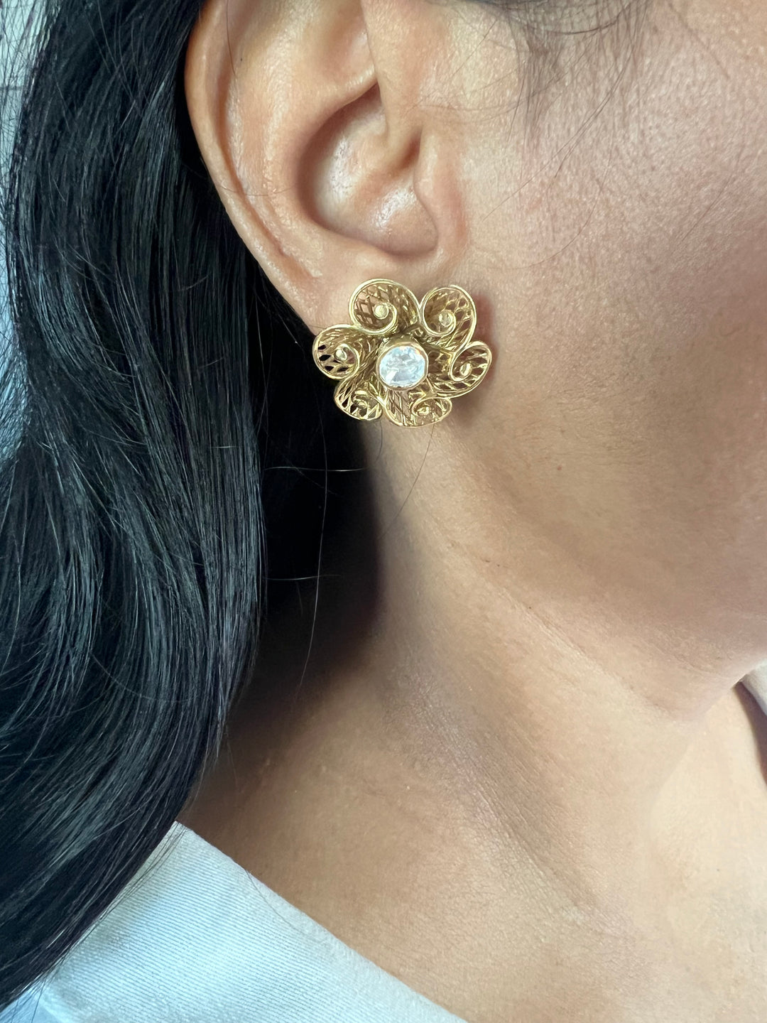 Pure 925 Silver Studs/ Silver Jewellery/ Real Silver/ 925 Silver Earrings