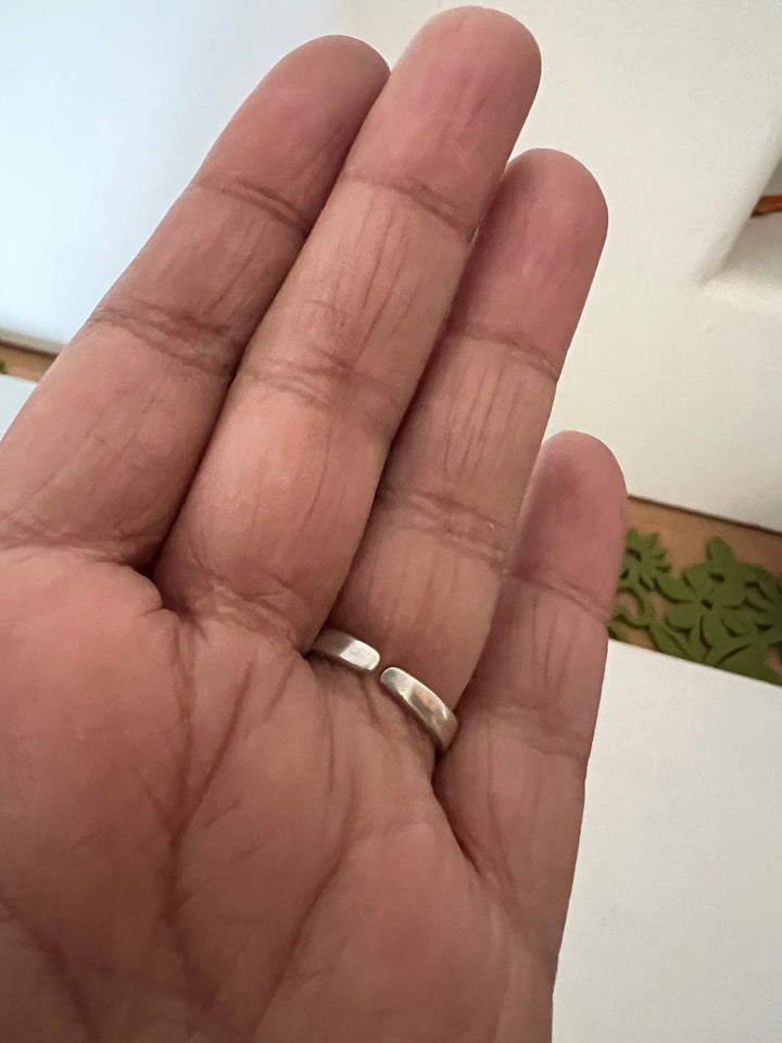 Statement Pure 925 Silver Peacock Ring