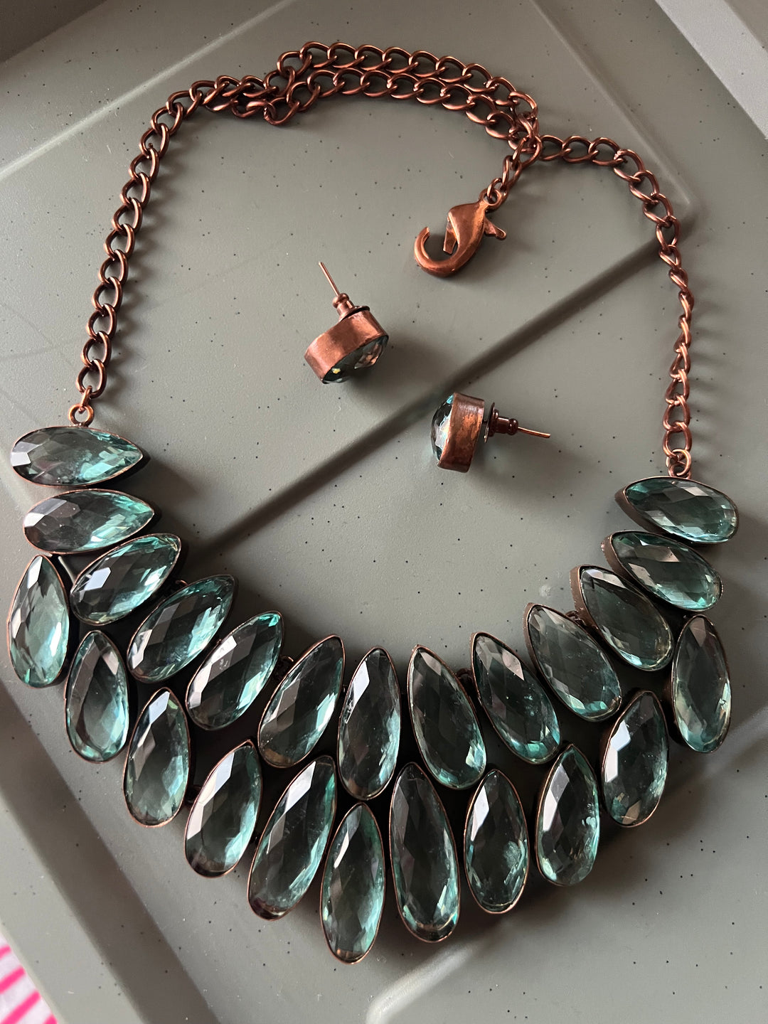 Statement Crystal Necklace Set